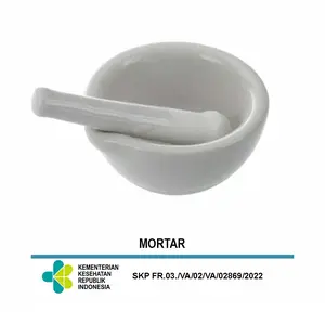 Onehealth Mortar Stemper 1 Set - Lumpang Alu Penumbuk Obat