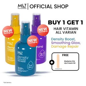 Milittle Things Density Boost Hair Vitamin - Vitamin Rambut Natural 100ML | Haircare Vitamin Rambut Keratin | Vitamin Rambut Halus | Vitamin Rambut Wangi | Anti Lepek | Vitamin Rambut Gingseng | Vitamin Rambut Alami | 3in1 Formula