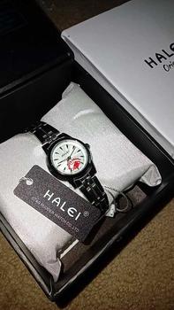 Product Review of Halei Watch 348 L - Jam Tangan Wanita Rantai Stainless Steel Analog Kekinian - Tahan Air dan Garansi 1 tahun. Free Box from s**o 1