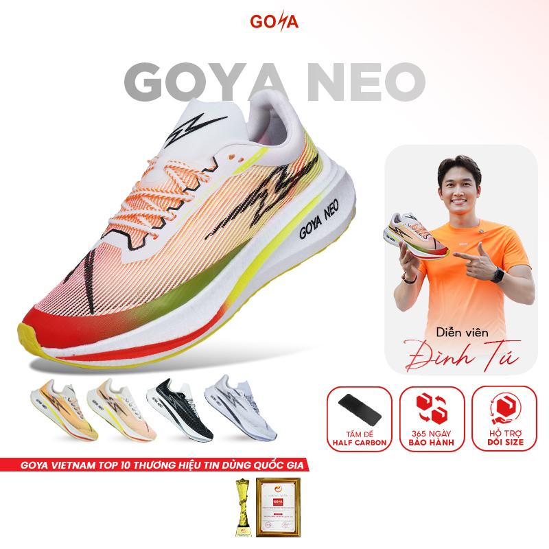 Giày Thể Thao Chạy Bộ Goya Neo Năm 2025 - Siêu Nhẹ, Êm Ái, Bám Đường Tốt Phù Hợp Cho Nam Nữ Chạy Bộ, Sneaker Chuyên Chạy Bộ, Tập Thể Dục