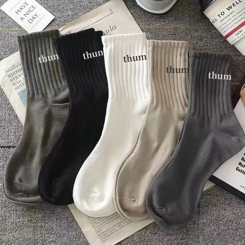 Cotton Joker Japanese Deodorant Sweat-absorbent Basketball Letter Black and White Fashion Stockings Womenswear Sock Lingerie Lady Comfort Winter