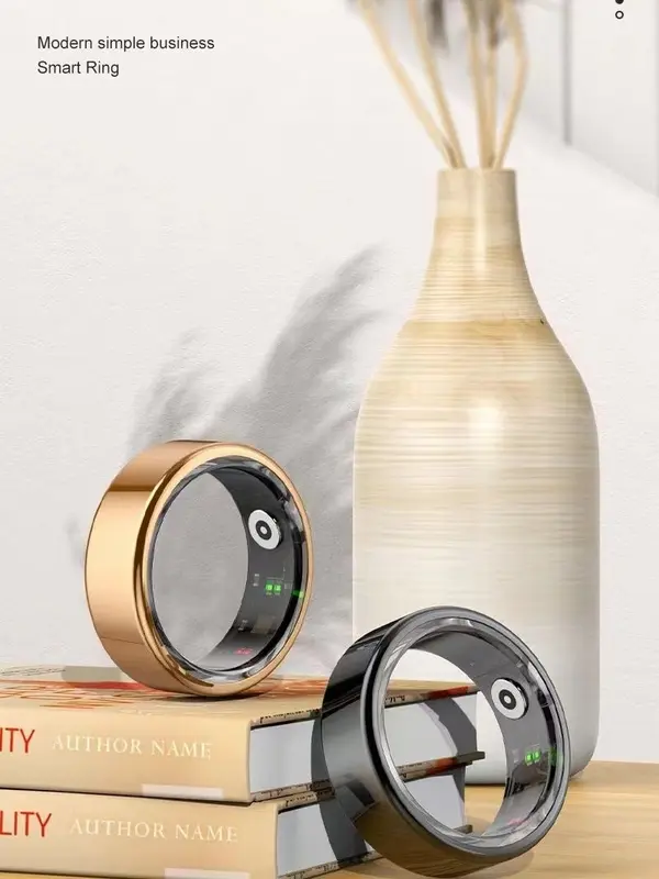 Hailiases Smart Ring Cincin Pintar Multifungsi Kesehatan Olahraga IP68 Waterproof Heart Rate & Blood Oxygen Monitoring Jam Smartwatch Ponsel Layar 2