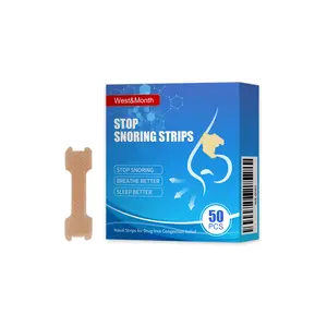 West&Month Stop Snoring Strips, Perawatan Saluran Pernapasan Anti Mendengkur, Patch Penghenti Mendengkur