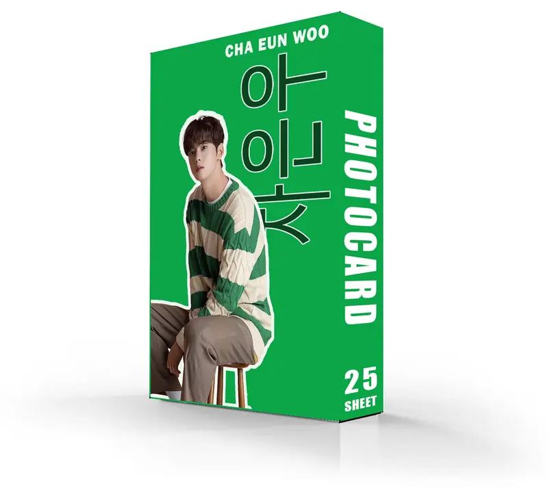 FLA Photocard ASTRO Cha Eun Wo Premium isi 25 Sheet Foto Kpop Foto Kpop 3