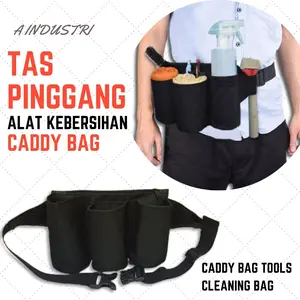 tas pinggang kerja cleaning service /petugas keberesihan Caddy Bag tas untuk Cleanier