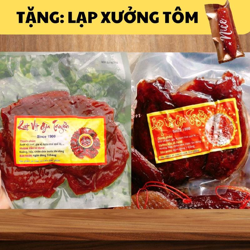 Combo Mix: 500g Lạp Xưởng Vịt & 500g Khô Ruột Vịt gia truyền {Vị NGỌT} lạp phơi khô- phơi nắng trực tiếp,ko xấy..chuẩn vj Hoa.. Đặc Sản Sóc Trăng 