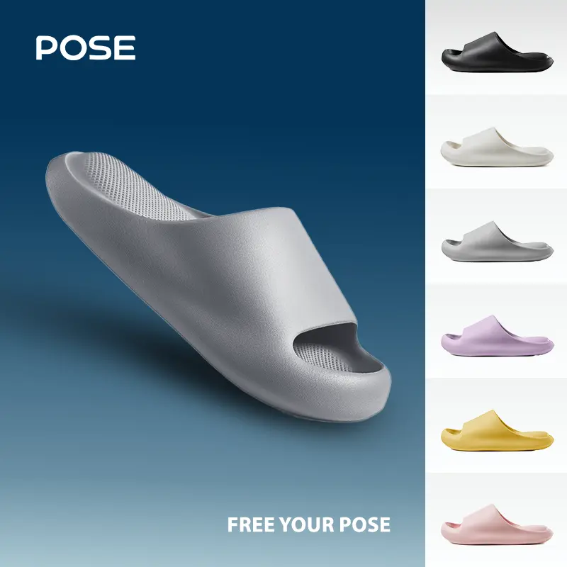 【Dép thư giãn】【Up to size 49】 POSE Cloud Bounce DéP Slipper Quà Tết tặng cho bố mẹ và bạn bè Đế Bằng Chống trượt Chống ồn Đàn hồi Giảm chấn Tiện lợi Trong nhà Phòng tắm Nam nữ Cặp đôi Đồ gia dụng Đồ gia dụng Nhiều màu Sản phẩm bán chạy P15819S P68101