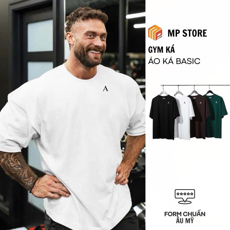 [ Xem Feedback ] Áo Thun Thể Thao Nam Trơn Cotton 100% 260gsm Form Oversize Local Brand 2025