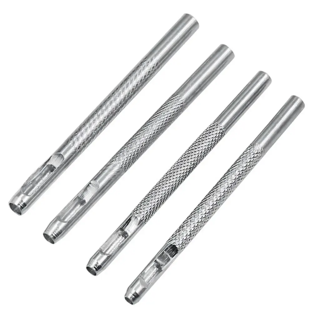 Leather Craft Tool Set 2.5/3/3.5/4mm Belt Hole Punchers Hollow Round Hole Leather Punch Kit DIY High Quality Watch Band Tools Watch Band