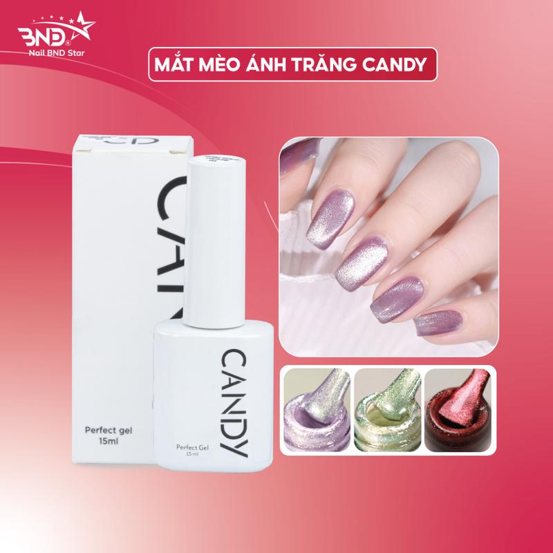 Sơn gel mắt mèo ánh trăng Candy 15ml - Sơn mắt mèo kim cương siêu sáng làm nail (lẻ chai)