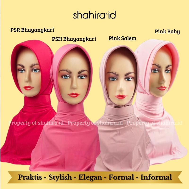Jilbab Dinas Bhayangkari Pns Polri Premium Hijab Bayangkari Instan Anti Tembem Pad Busa Tebal Kerudung Muslim Nyaman tali 1