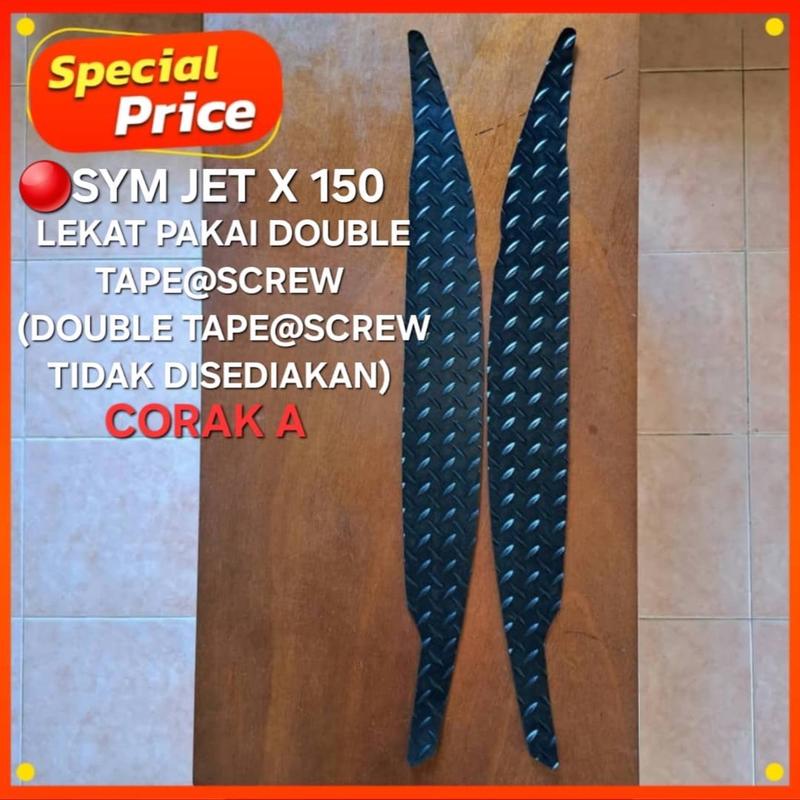 SYM JET X 150 CARPET KARPET PEMIJAK KAKI (RUBBER@GETAH) - TikTok Shop ...