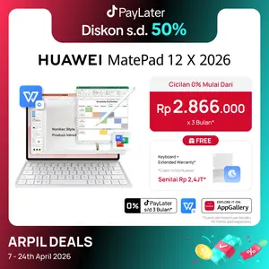 HUAWEI MatePad 12 X 2026 Tablet l PC-Level WPS 3.0 l Layar PaperMatte Ultra Jernih l M-Pencil Pro