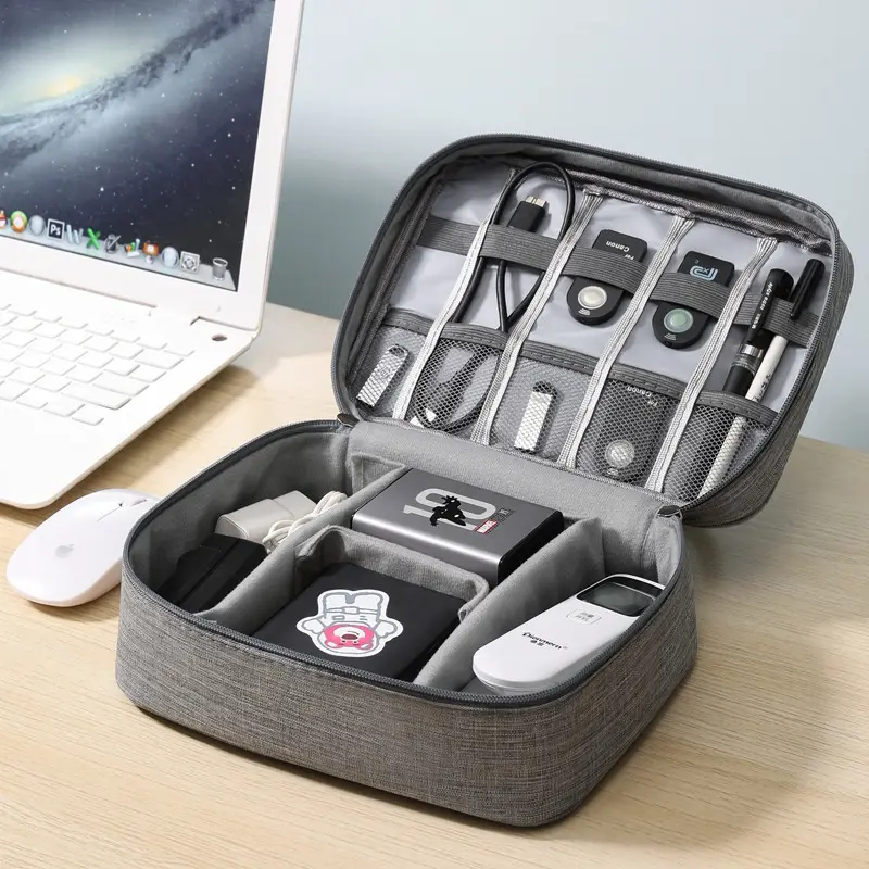 SIMPLICO Travel Electronic Organizer Gadget  Bag Portable Travel Accessories Hard Drive Case (Type 10)