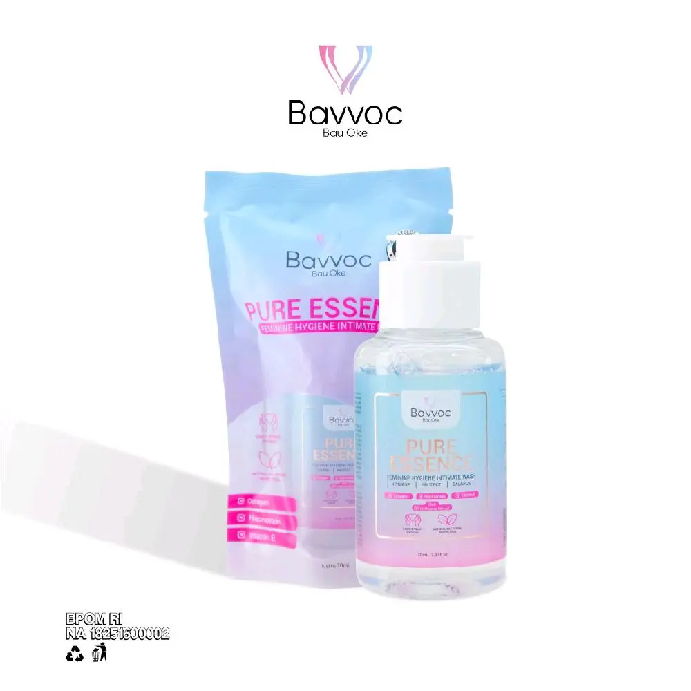 bavvoc 2in1 original ( privasi) sabun pembersih kewanitaan pure essence feminine wash