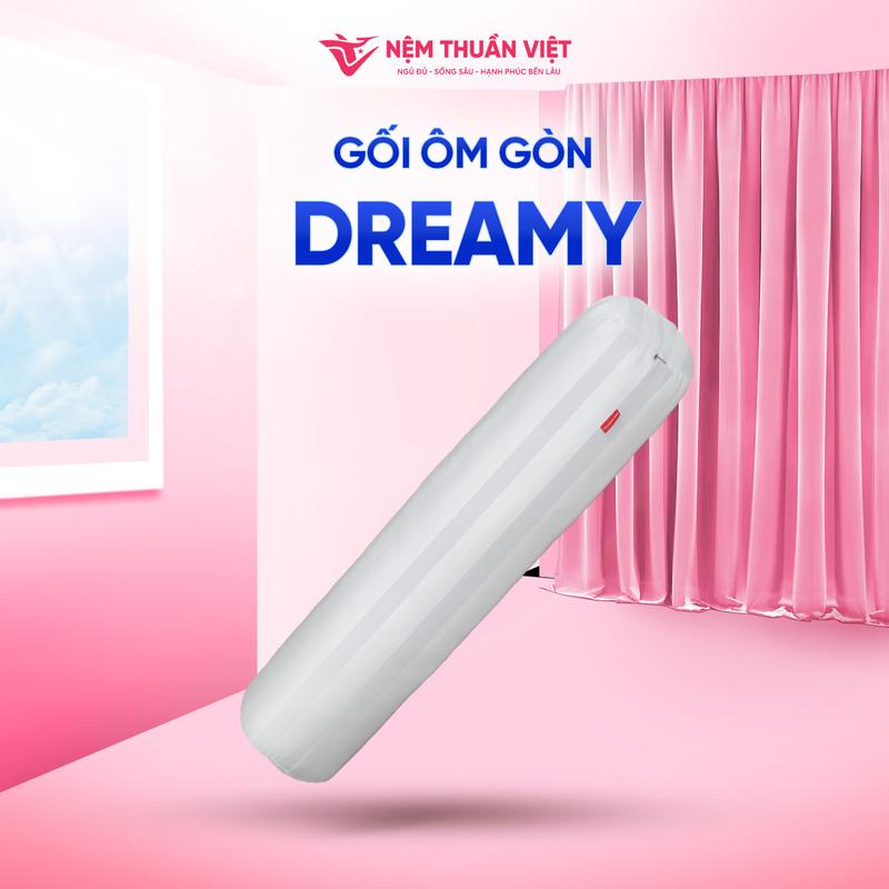 [Giá Tốt Livestream] Ruột Gối Ôm Gòn Dreamy Thuần Việt - Sợi Gòn Cao Cấp, Êm Ái - Kích Thước 20x90