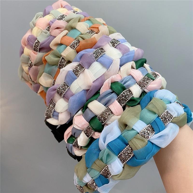 [VELMORRA] Headband Nollan Kepang Bando Korea Payet Mutiara 2