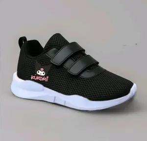 Sepatu Sneaker Anak Lucu Sneaker Sekolah SPP02 Motif Kuromi Hitam Murah Trendi Berkualitas
