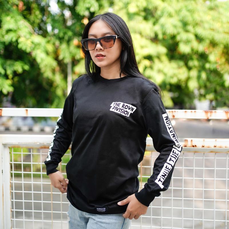 Rown Division Kaos Longsleeve Modensty Black Pria 4