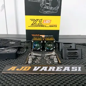 DUROMOTO X1 MINI PROJIE 1 MATA LAMPU LED 40 WAT LAMPU MOTOR & MOBIL 2 WARNA KUALITAS TERBAIK DI KELAS NYA LAMPU TEMBAK KABUT Waterproof