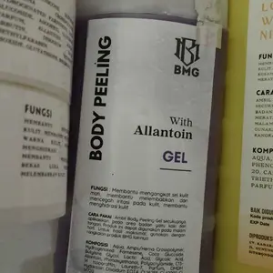 [ BMG PABRIK ] BODY PEELING GEL KEMASAN 100ML  Acid Perawatan Mencerahkan Tangan Exfoliating Kotoran Perontok