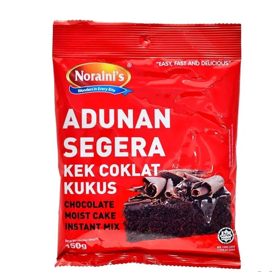NORAINI'S Instant Mix Flour Chocolate Moist Cake 150gm/pack / Campuran Tepung Kek Coklat Segera Noraini's/ Baking Flour  Halal