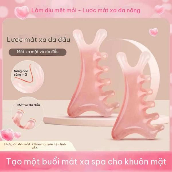 Lược Đầu Cá Heo Đa Năng , Dụng Cụ Massage Da Mặt , Mát Xa Da Đầu Kinh Tuyến Nữ…