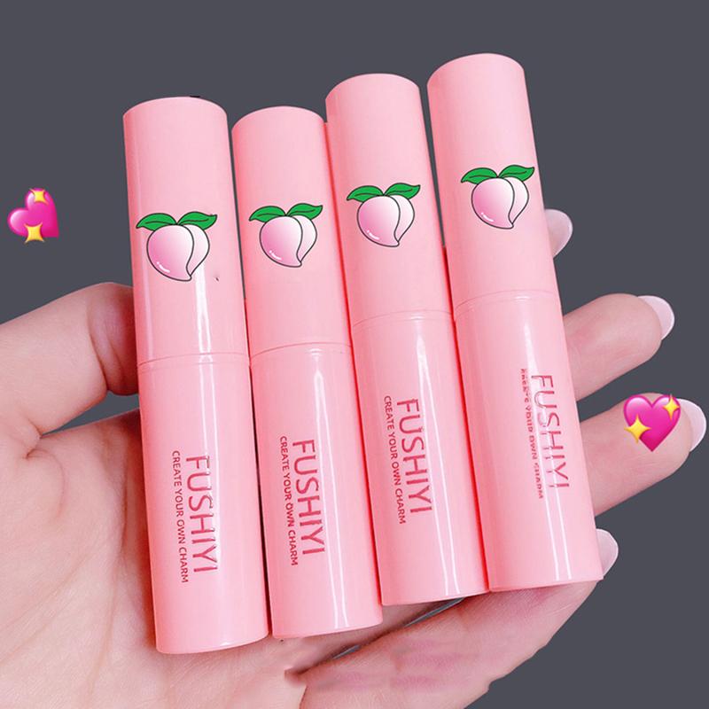 Product Introduction of 1 CÁI Son Dưỡng Môi Đào Dưỡng Ẩm Lâu Dài Son Dưỡng Môi Thay Đổi Nhiệt Độ Màu Son Môi Trang Điểm Chống Khô Hydrat Hóa Chăm Sóc Môi 30