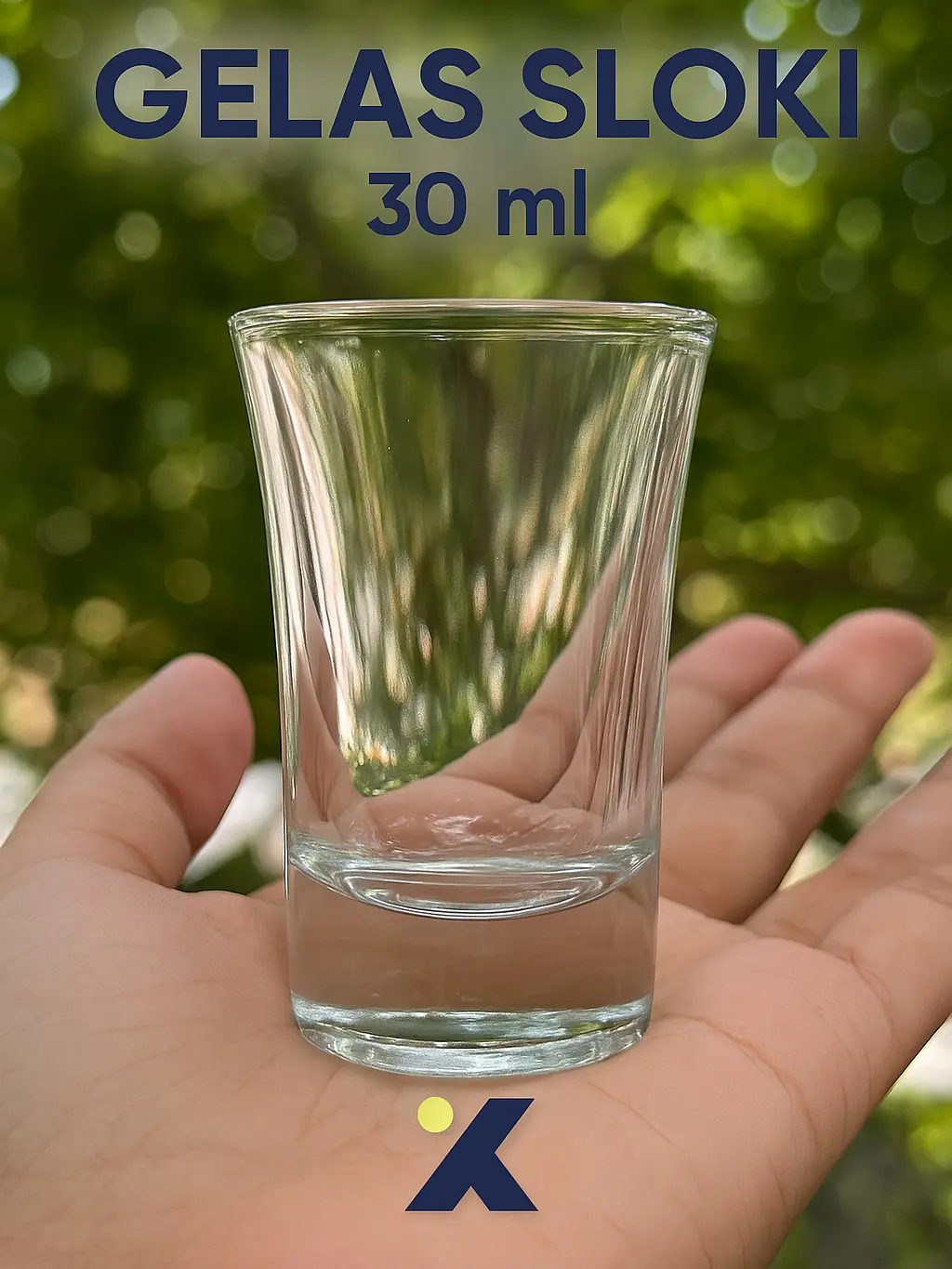Promo Bundling 6 pcs Gelas Sloki Kaca Bening Mini 30ml | Shot Glass | Gelas Unik | Gelas Mini Aesthetic | Gelas Souvenir