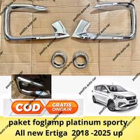 Gambar paket ring / cover foglamp all new ertiga 2018 2019 2020 2021 2022 2023 2024 2025 chrome sporty platinum dari Pasific Auto Car Kota Administrasi Jakarta Pusat 1 Tokopedia
