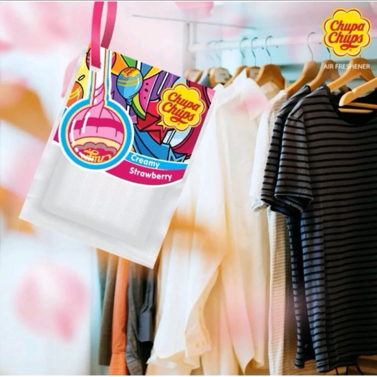 Chupa Chups Air Freshener Scented Bags - Varieties  Fragrance