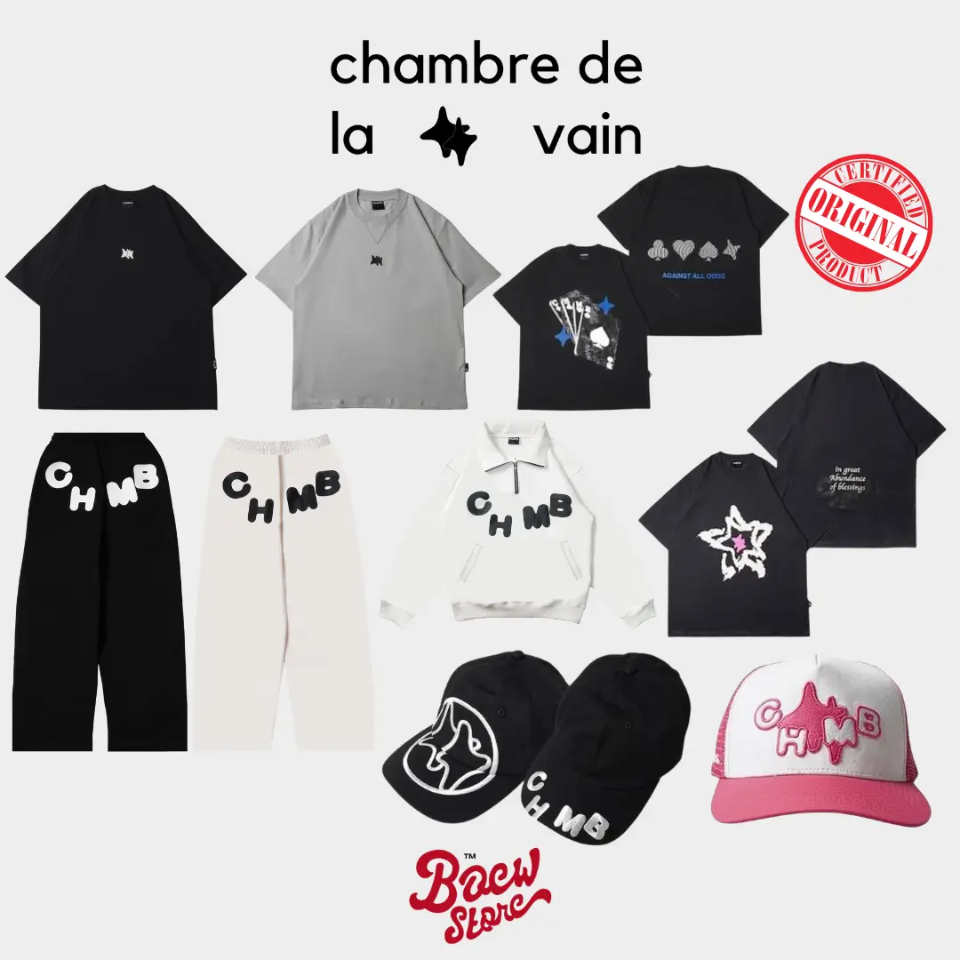 Chambredelavain Tshirt / Sweatpants / Halfzip / Short Pants / Hat Topi [ORIGINAL 100%]