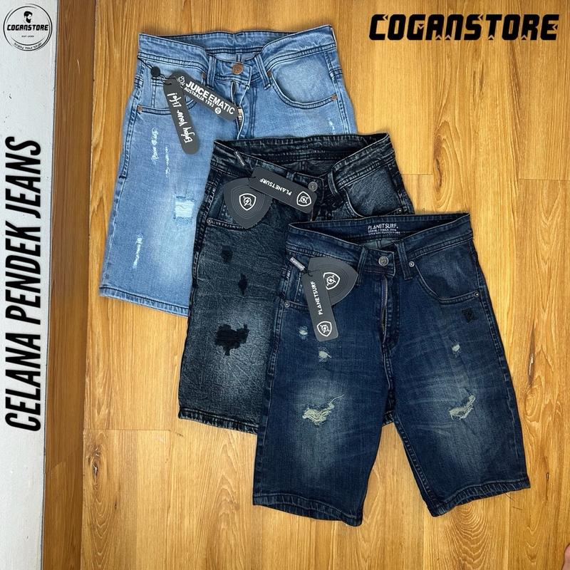 FREE PARFUM - Celana Pendek Jeans Ripped HIGH QUALITY “ JS01 “ - COGANSTORE 030624110HE 9