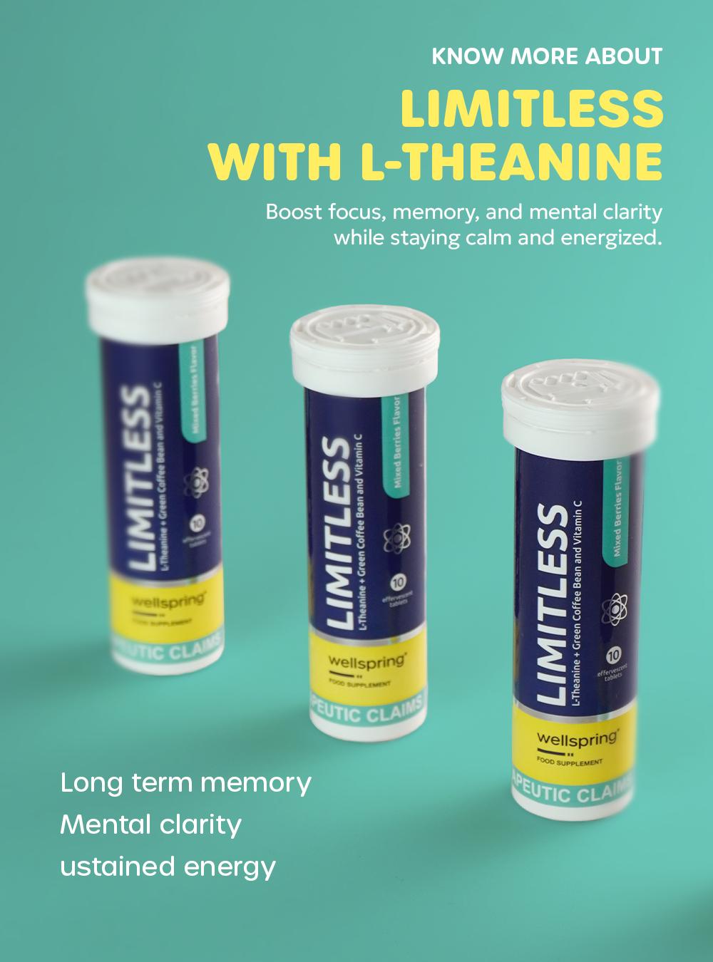 Limitless Effervescent Tablets for Focus Best Brain Booster Nootropics ...