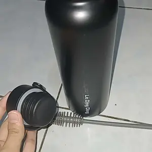 LeDingDing-Tumbler Thermos Stainless Bottle Botol Air Minum Tahan Panas Dingin Vacuum Flask Termos Tumblr Sport 750ml 1000ml Tumbler tahan panas dingin  12 jam termos sendok garpu tumbler stainless termos es batu