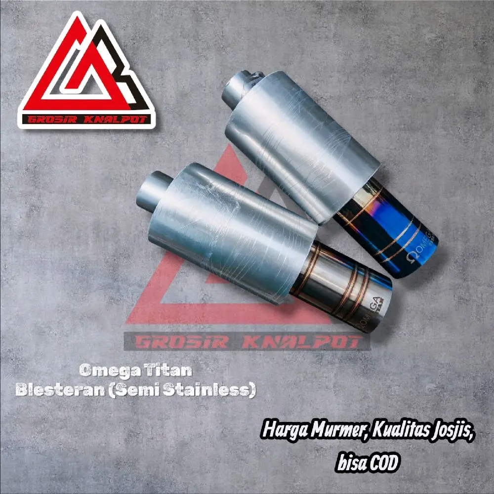 Grosir Knalpot mobil racing omega Titan brong suara bas kering dan bas padet termurah bisa cod