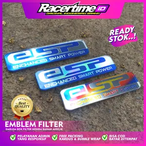 Emblem Filter Akrilik Motor Matic Honda Emblem untuk Box Filter Honda Bahan Akrilik Tinggal Tempel