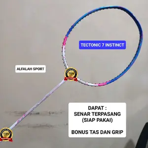 RAKET BADMINTON TECTONIC 32 LBS - SIAP PAKAI (BONUS TAS DAN GRIP) TERMURAH