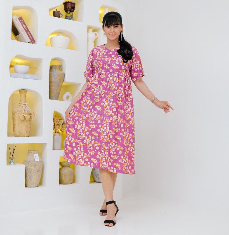 Daster Cibi Rayon Lembut Busui Friendly Nyaman Bermotif 0