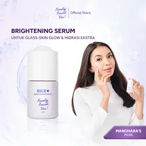 [Manohara's Pick] Finally Found You! RICE + BRIGHT & GLOW SERUM 20ml | Serum mencerahkan dan meratakan warna kulit untuk semua jenis kulit