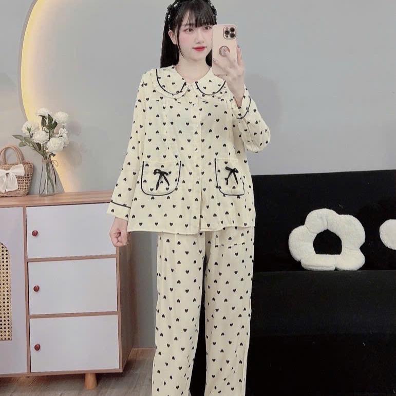 (ÁNH TUYẾT- ĐỒ BẦU) Bộ Bầu - bộ sau sinh - BỘ DÀI ĐŨI LANH CỔ SEN HAI TÚI - Nhiều Màu, Áo Có Khoá Kéo