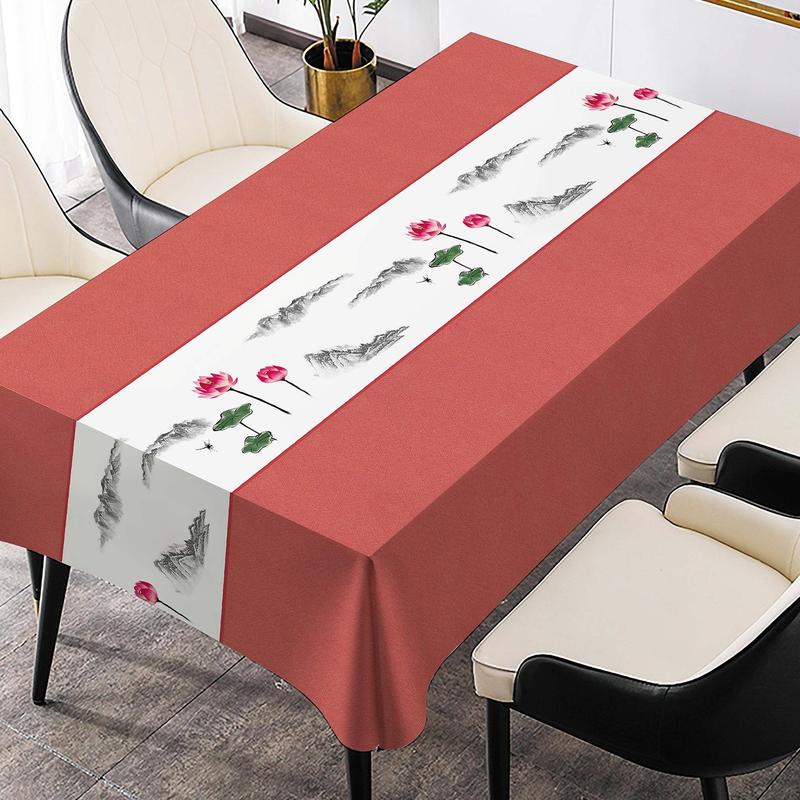   Mẫu mới năm 2026  Khăn trải bàn dã ngoại PVC chống thấm nước chống bẩn Khăn trải bàn Bàn trang trí 4 6 8 chỗ ngồi nhựa v13 khăn  trải 