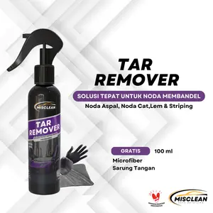 Tar Remover Pembersih Noda stiker Penghilang Noda Aspal 100ML Lem Stiker Getah Pohon Bodi Mobil Motor By Misclean