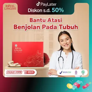 Kapsul Royal Lingzhi - Bahan Alami Organik Halal & BPOM