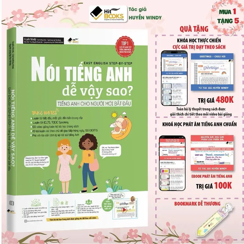 Sách Nói tiếng Anh dễ vậy sao? Easy English Step-By-Step tặng kèm video bài giảng theo sách 0