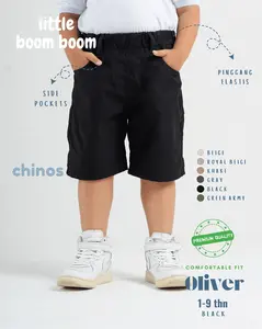 Celana Anak Laki Laki Premium Twill Import Pendek Little Boom Boom 1 - 10 Tahun SPT-09