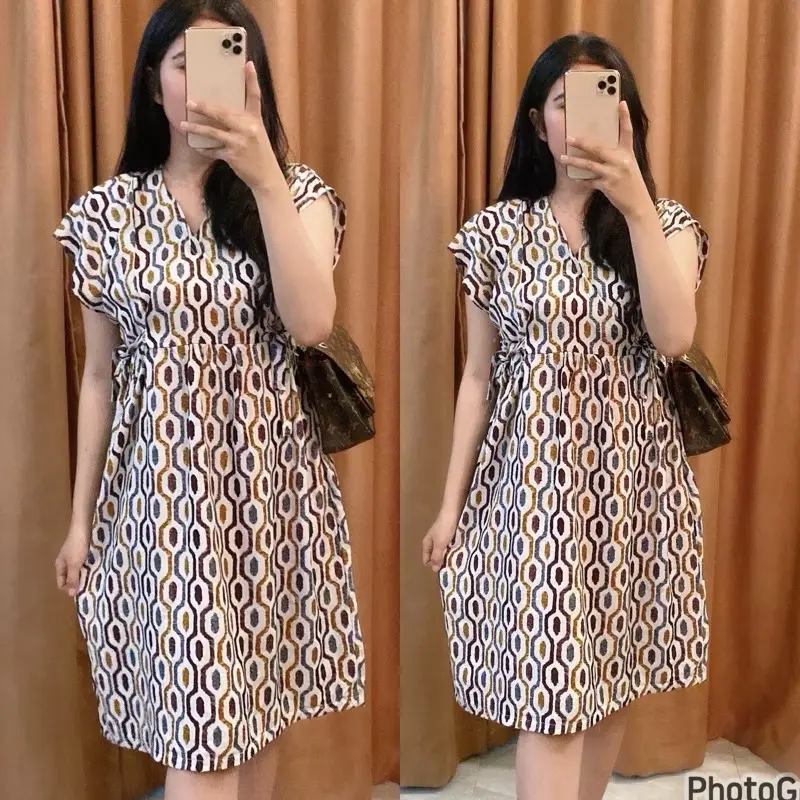 Daster Rayon Viscose Busui Friendly Bahan Premium dengan Ukuran All Size - Kain, Ibu