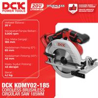 Gambar DCK KDMY02-185 Cordless Brushless Circular Saw 185mm / Mesin Sirkel 7 Inch - UNIT ONLY dari Drill&Co Kota Administrasi Jakarta Barat 2 Tokopedia