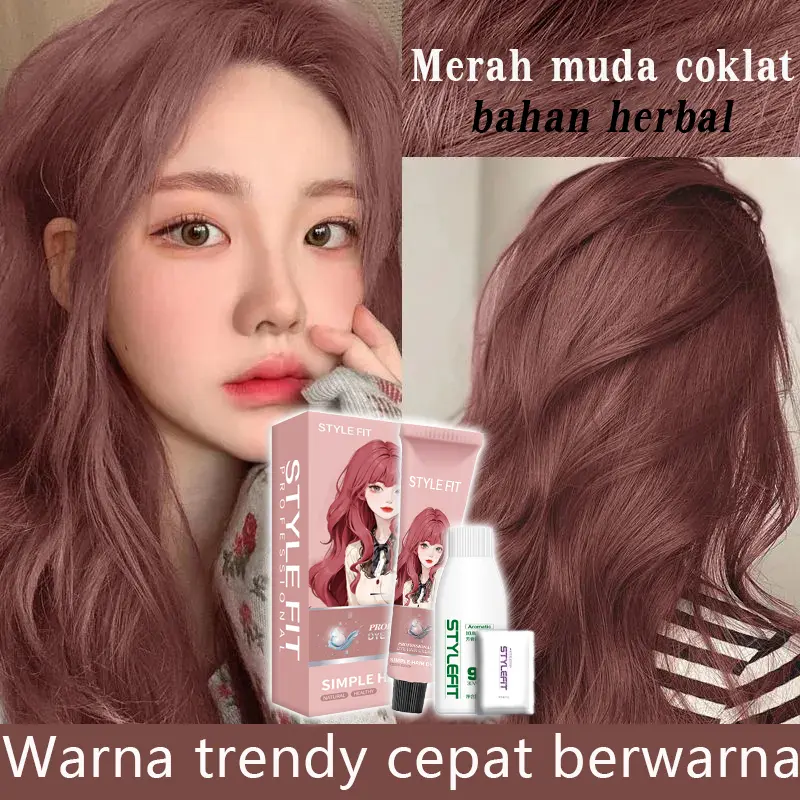 Merah muda coklat