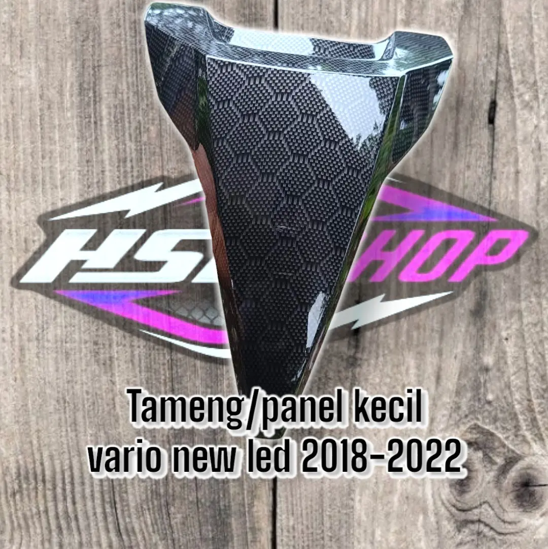 dasi tameng panel kecil tanpa dudukan plat vario led new carbon wtp Hexagonal Gen 1 2018-2022